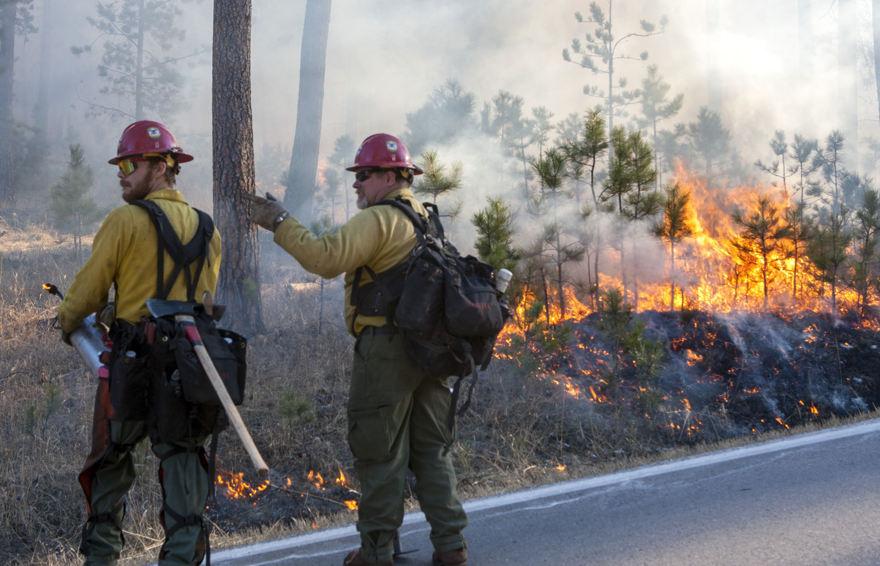 Legion Lake Fire, day two